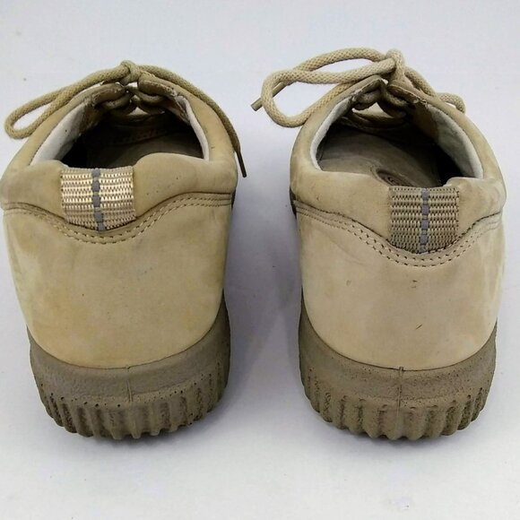 Ecco Soft Women's Shoes Beige Oxford Sneakers US 8 / 8.5 - Picture 5 of 11